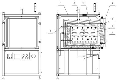 1000º C Mbf40-10n Atmosphere Box Furnace Sintering Magnetic Materials