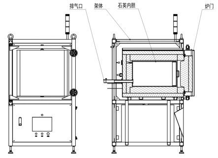 1000º C Mnf100-10 Cleanliness Box Furnace Industrial Furnace Melting Furnace