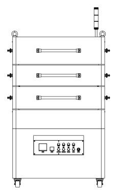 Electric Furnace 450º C Hrf180 - 05 Type Rapid Annealing Furnace Hot Air Box Furnace