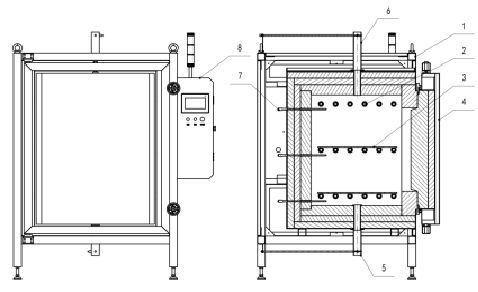 Melting Furnace 1300º C Hbf300-13 High-Temperature Box Furnace Electric Furnace