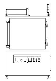 Hrf512-07 Hot Air Decarburisation Furnace, 800× 800× 800mm (w*h*d) , Stainless Steel Heater
