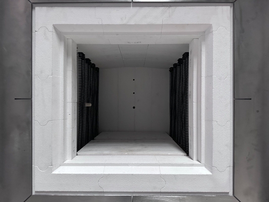 1700 Ordm C Electric Atmosphere High Temperature Box Furnace Heat Treatment 1600kg