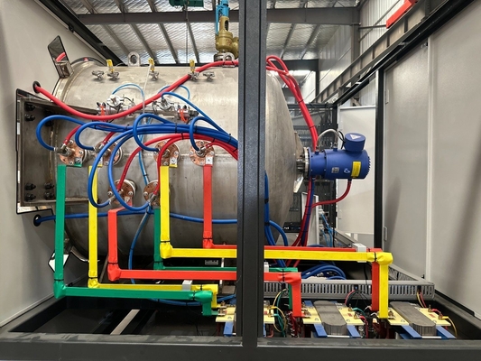 Vertical Vacuum Muffle Furnace Oven Heat Treatment 1200c ODM