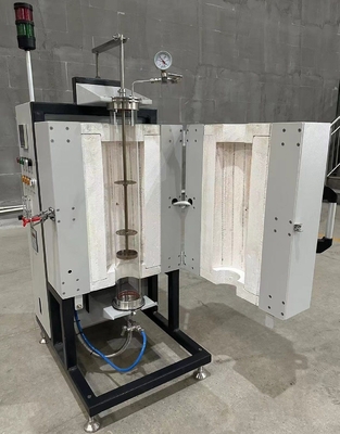 500 Ordm C Vacuum Horizontal Tubular Furnace For Quartz Alumina Melting