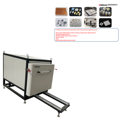Light Gray Casing Vertical Atmosphere Box Furnace PID Auto-tuning Atmosphere Box Furnace