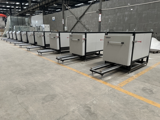 Light Gray Casing Vertical Atmosphere Box Furnace PID Auto-tuning Atmosphere Box Furnace