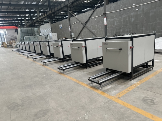 Light Gray Casing Vertical Atmosphere Box Furnace PID Auto-tuning Atmosphere Box Furnace