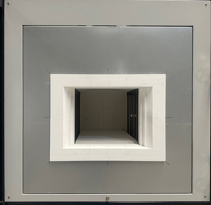 Light Gray Alarm System High Temperature Box Furnace Electronic Components High Temperature Box Furnace